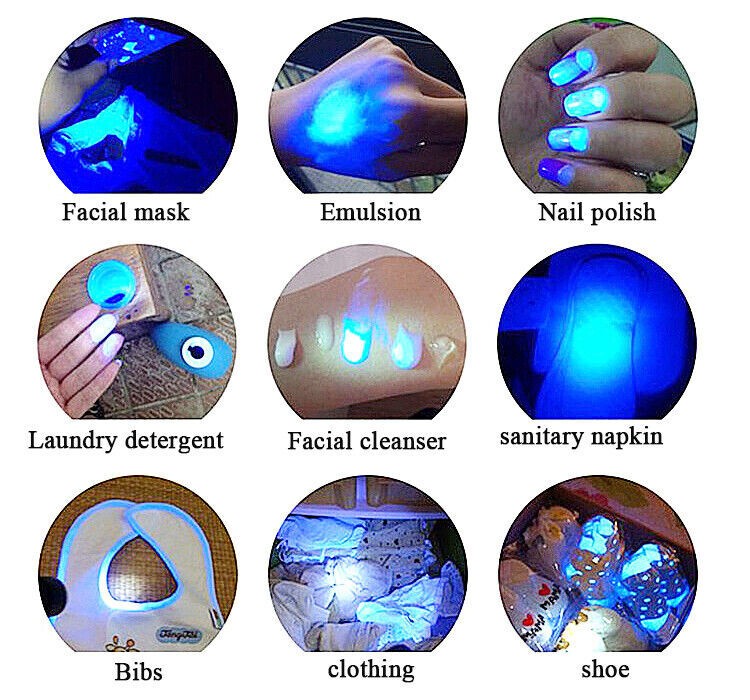 UV Flashlight Black Light Super Bright 120000lm Torch Ultra Violet Lamp LED