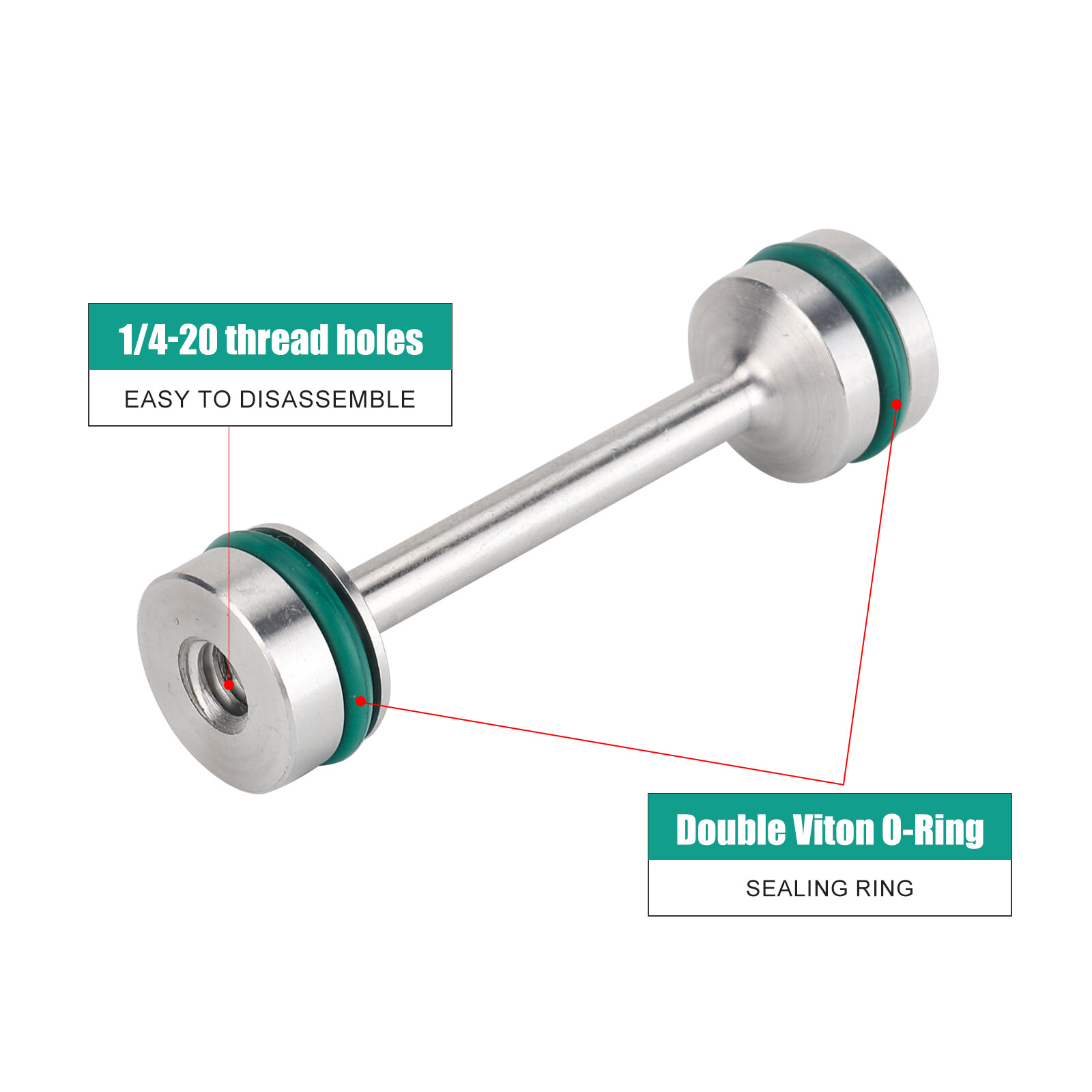 Upgrade LS Billet Aluminum Oil Diverter Barbell 4.8 5.3 5.7 6.0 6.2 7.0 LS1 LS2