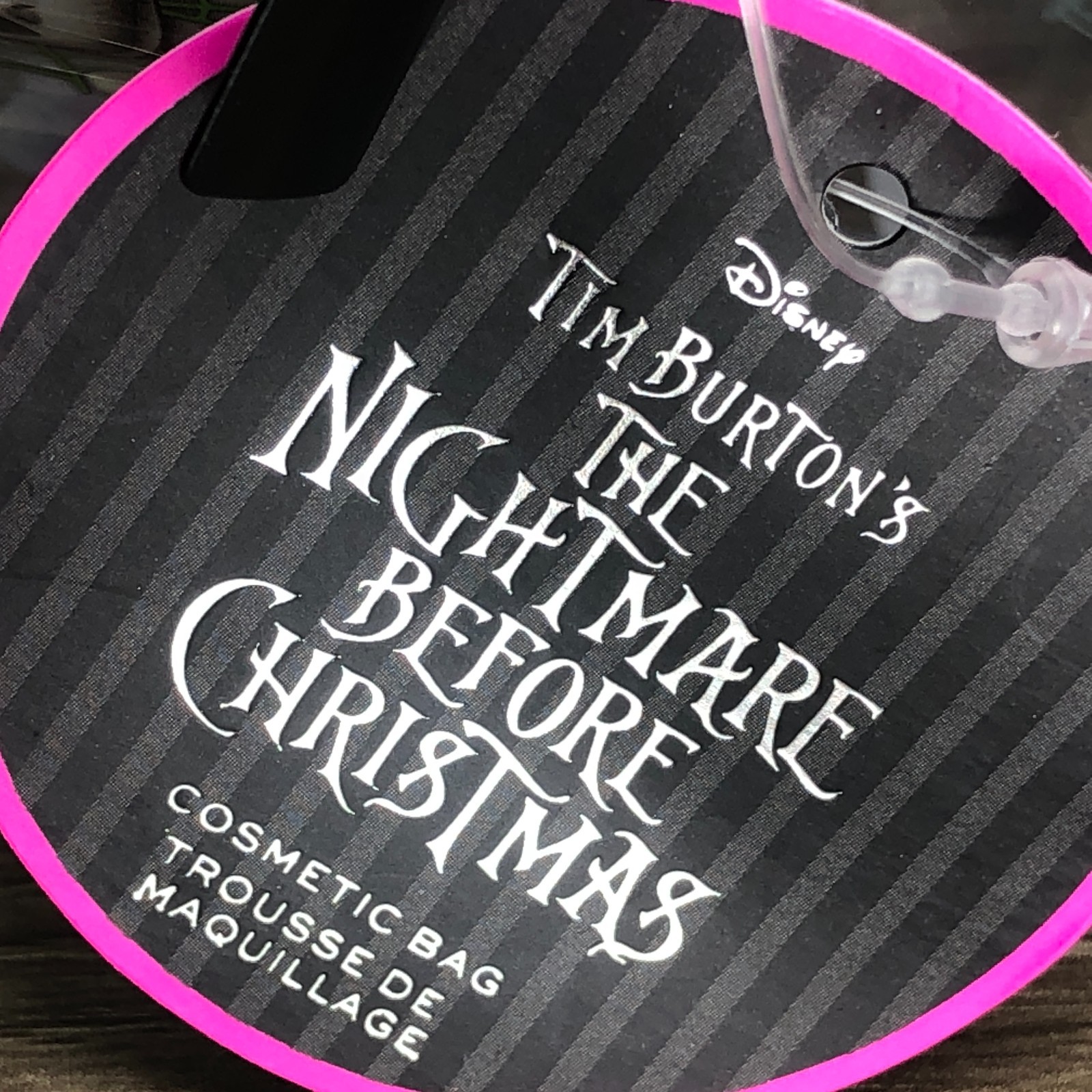 Disney Nightmare Before Christmas Revolution Make Up Cosmetic Bag Collectible 8"