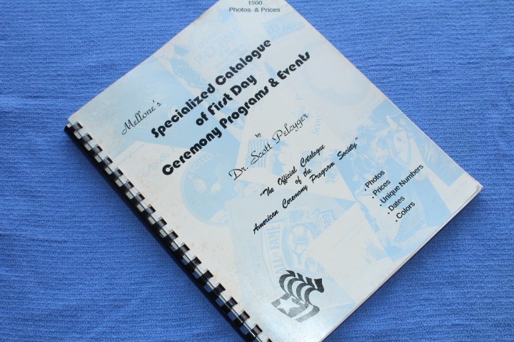Mellone's Specialized Catalog First Day Ceremony Programs Events BlueLakeStamps