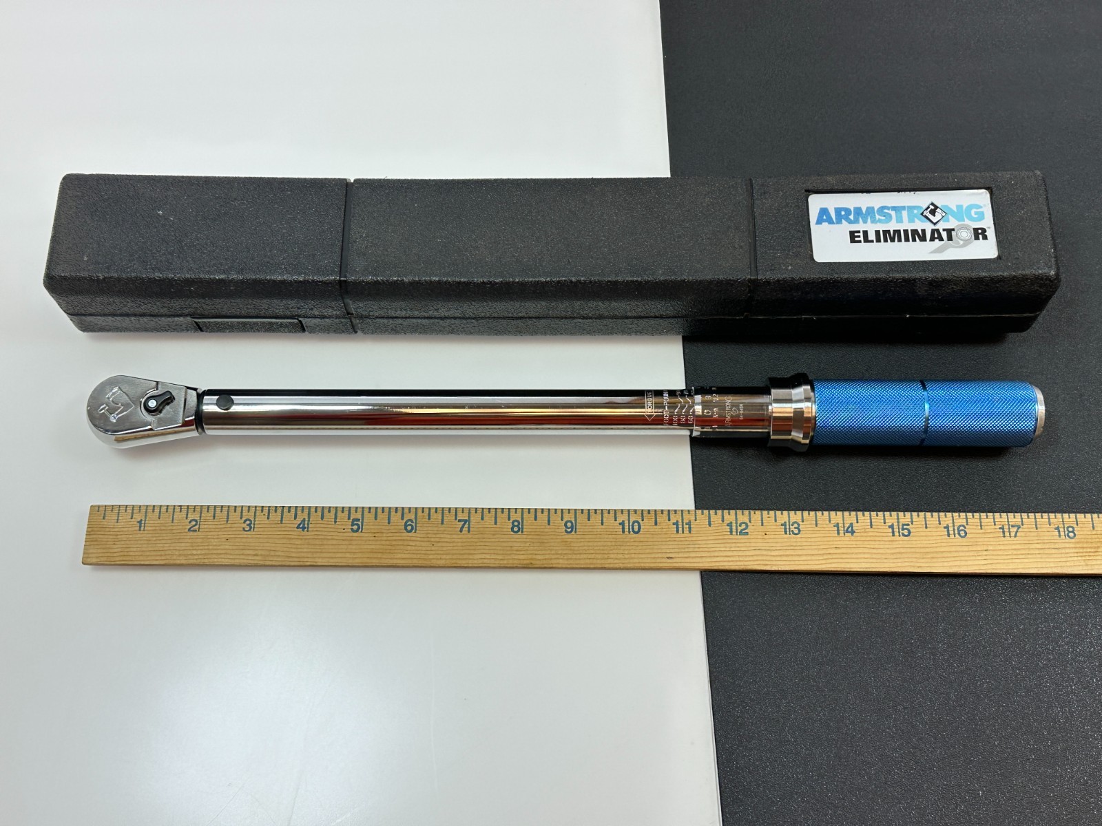 Armstrong Tools USA 3/8" Drive Micrometer Torque Wrench 10 ft/lb - 100 ft/lb