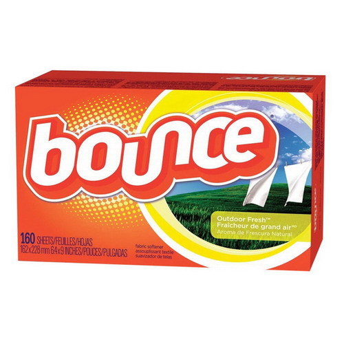 Procter & Gamble Bounce Fabric Softener Sheet White | 160/Pack, 6 Pack/Case
