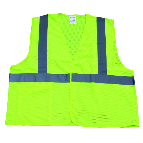 TruForce™ Solid Mesh Safety Vest, Medium, Lime, 1/Each TruForce SV2C1LM
