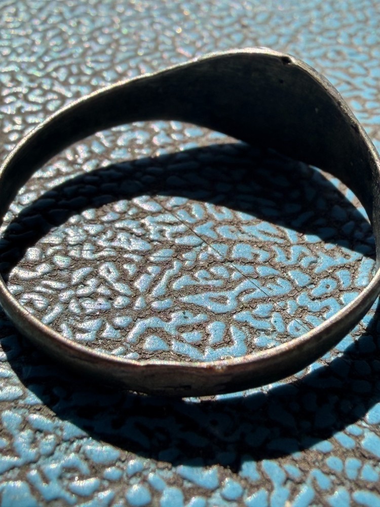 German silver Ring. WW2.