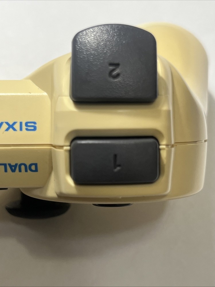 Sony PS3 Dualshock 3 Controller OEM Tested Working Yellowed Shell