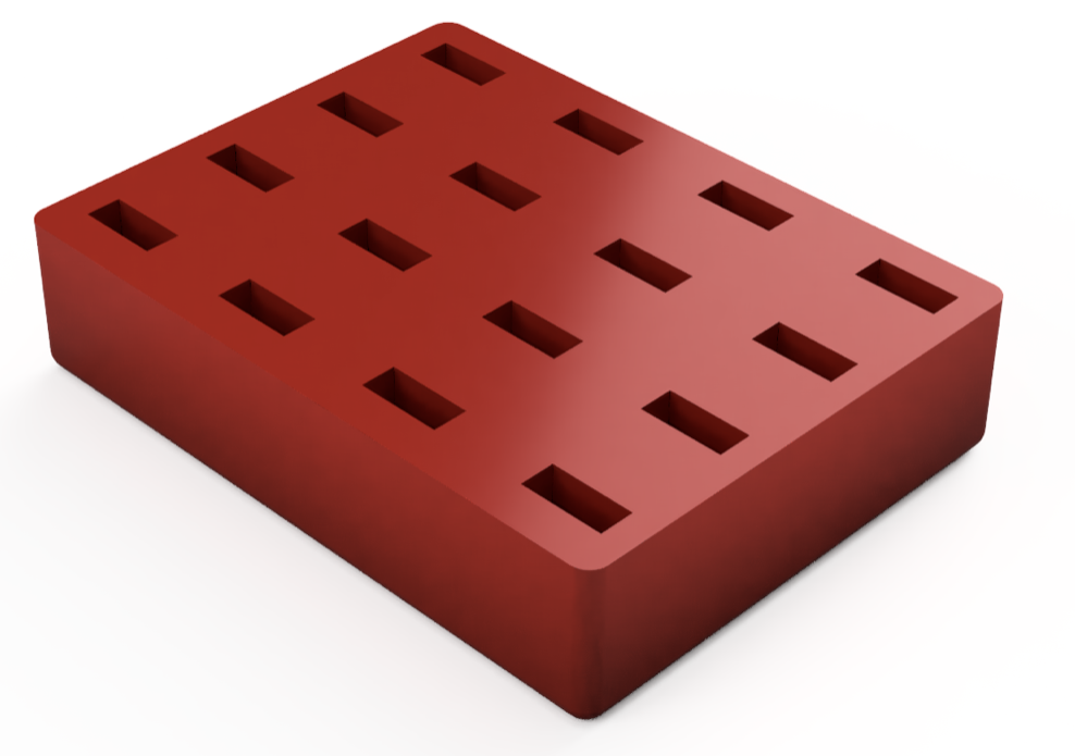 USB A Device Memory Stick Organizer Desktop Block Thin