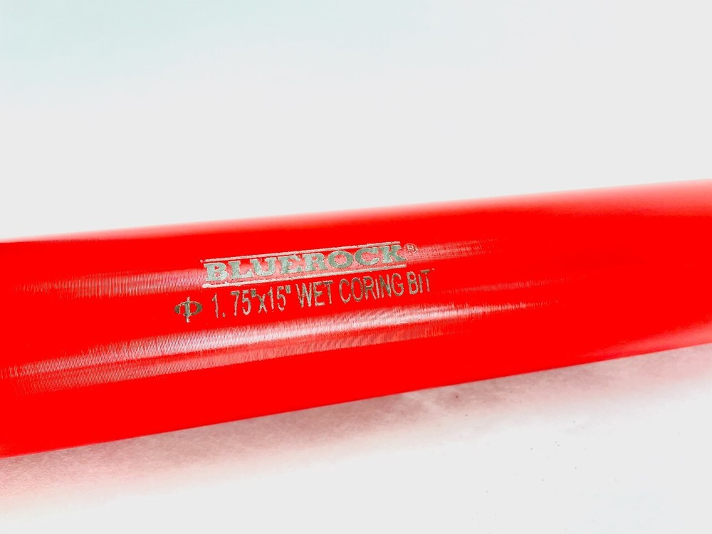 NEW BLUEROCK ® Tools 1.75" Diamond WET Coring Bit - Concrete Core Drill