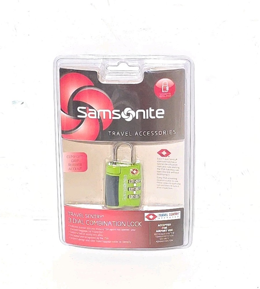 Samsonite Travel Sentry 3 Dial Combination Lock