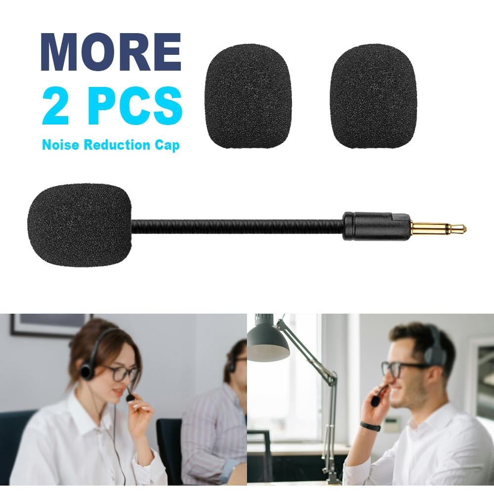Microphone Replacement for Razer Kaira Pro Wireless Gaming Headset, 3.5mm Omn...