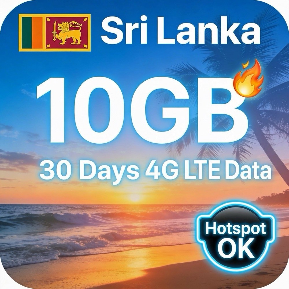 Sri Lanka 10gb eSIM
