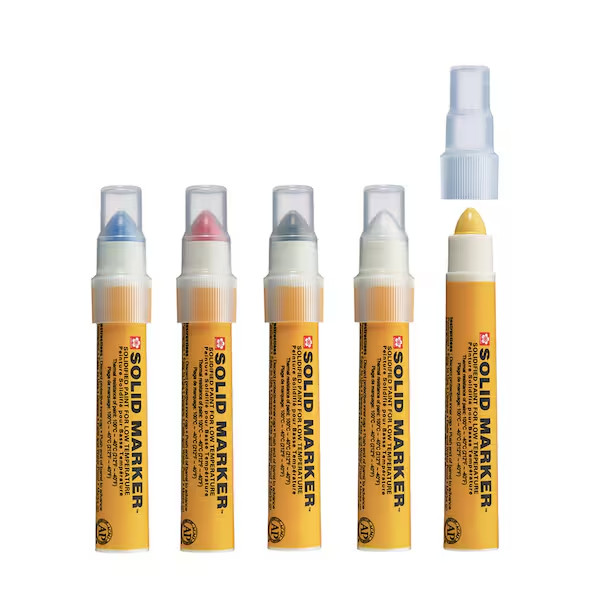 Solid slim Sakura paint marker low temp push up XSCM-T YELLOW (1)