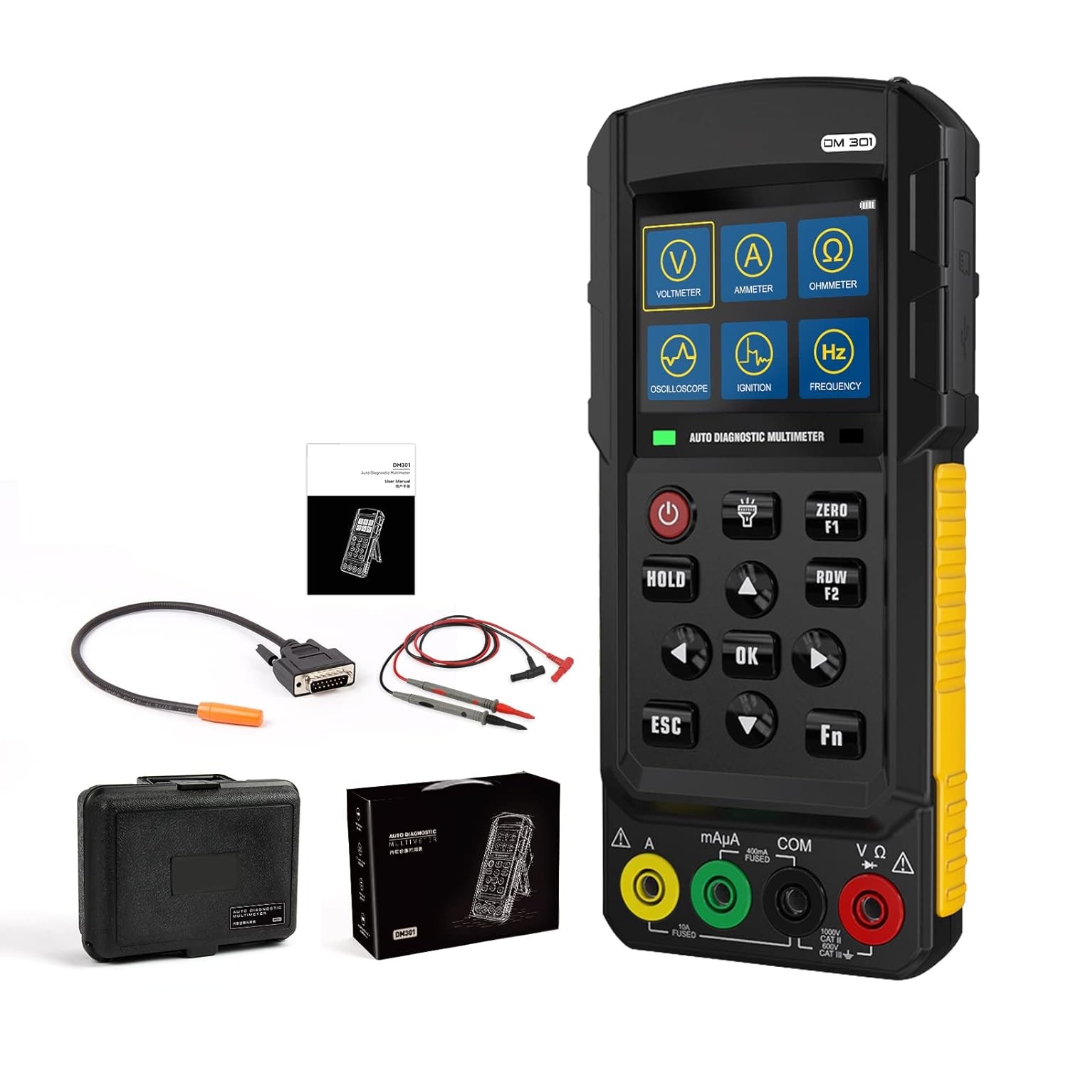 Car Diagnostic Multimeter Circuit Tester Digital AC/DC Oscilloscope Diode Tester