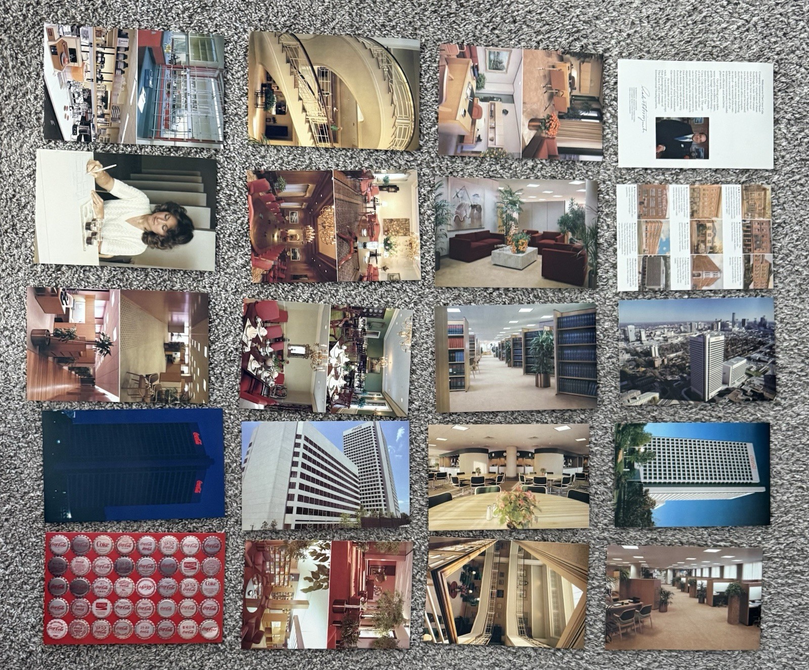 Coca-Cola Company international headquarters 18 Photographic Postcards Complete
