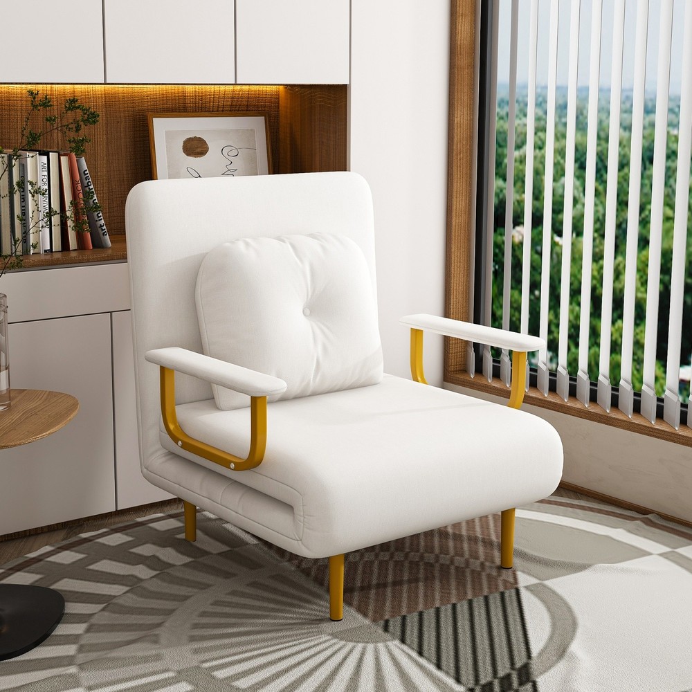 Convertible Sofa Bed 5-in-1 Multi-Function Folding Single Sofa Chair with Pillow