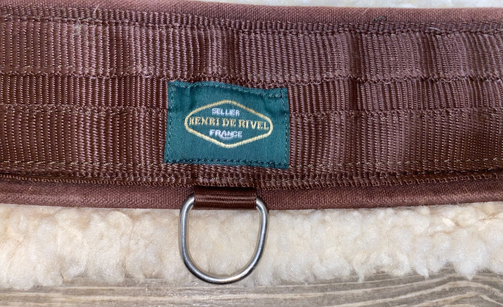 36'' HENRI DE RIVEL FLEECE ENGLISH GIRTH