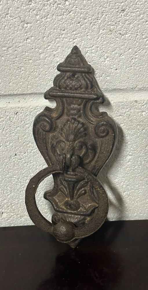 Large Antique Cast Iron Door Knocker