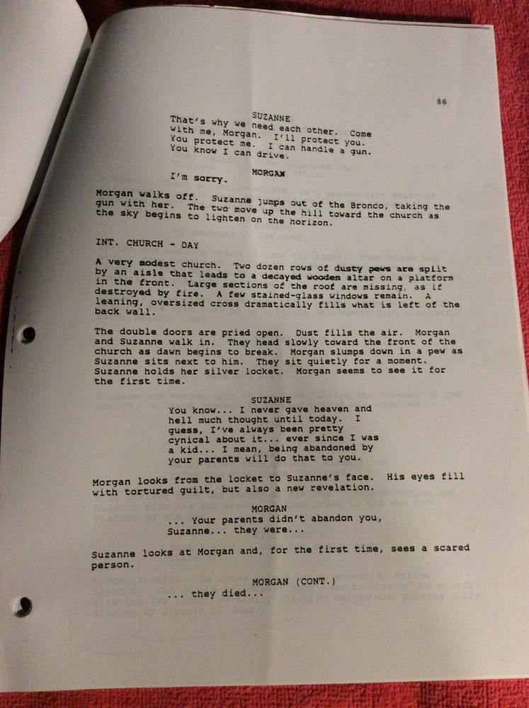 ORIGINAL SCRIPT BAT OUT OF HELL ALAN MCELROY RON MITA JIM MCCLAIN