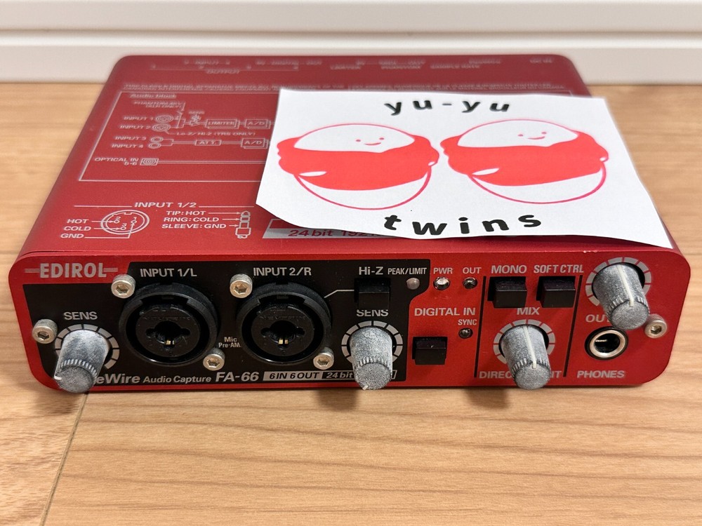 Roland Edirol FA-66 Firewire USB Audio Interface Capture Digital Recording