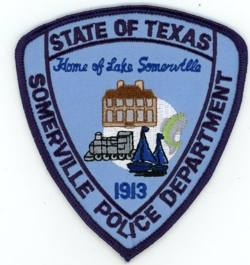 TEXAS TX SOMERVILLE POLICE NICE SHOULDER PATCH SHERIFF