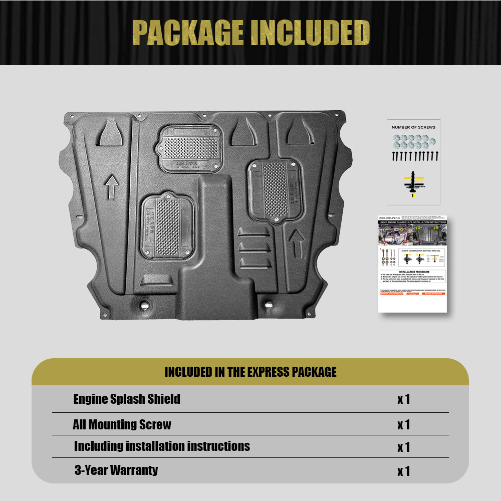 Engine Splash Guard For Lincoln Nautilus 2019-2023 Under Engine Shield Cover