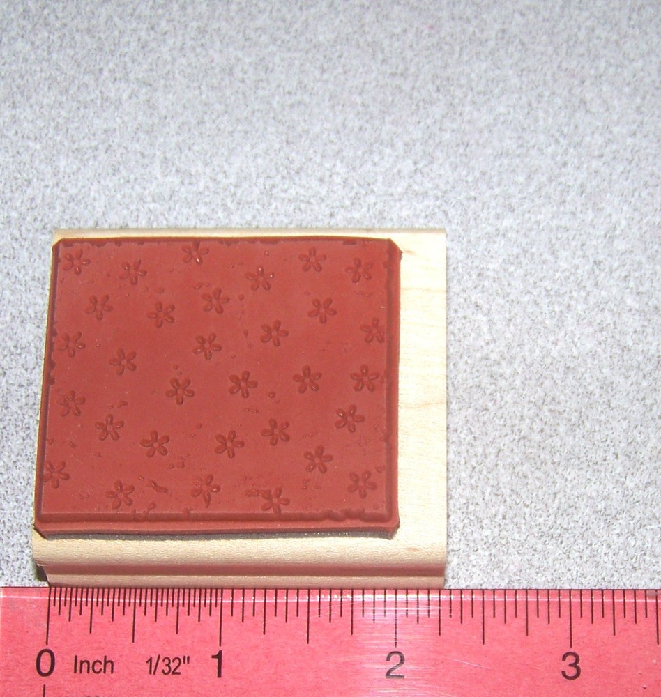 Daisy Flowers Rubber Stamp Single Nice Size by Stampin Up Background Sampler