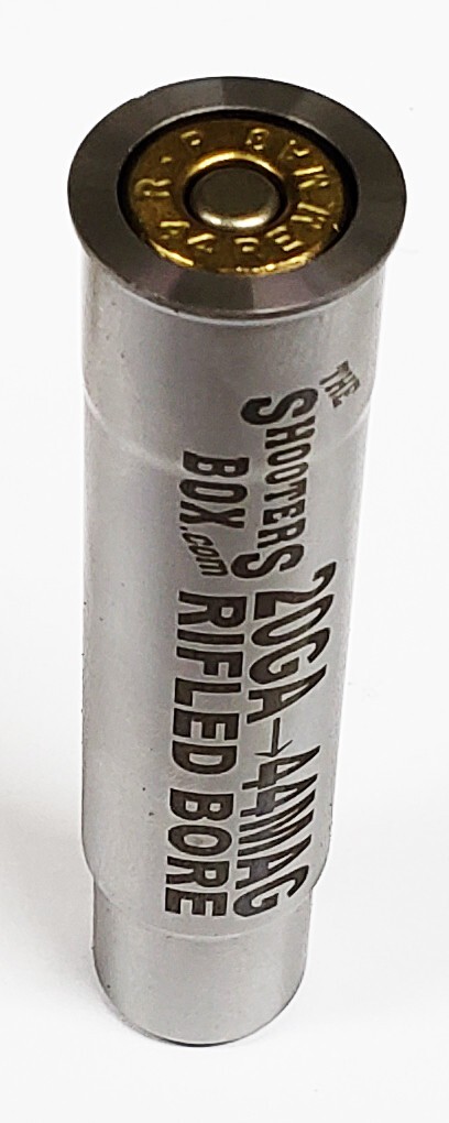 20GA to 44 MAG RIFLED Shotgun Adapter - Chamber Reducer - Stainless - Free Ship✅