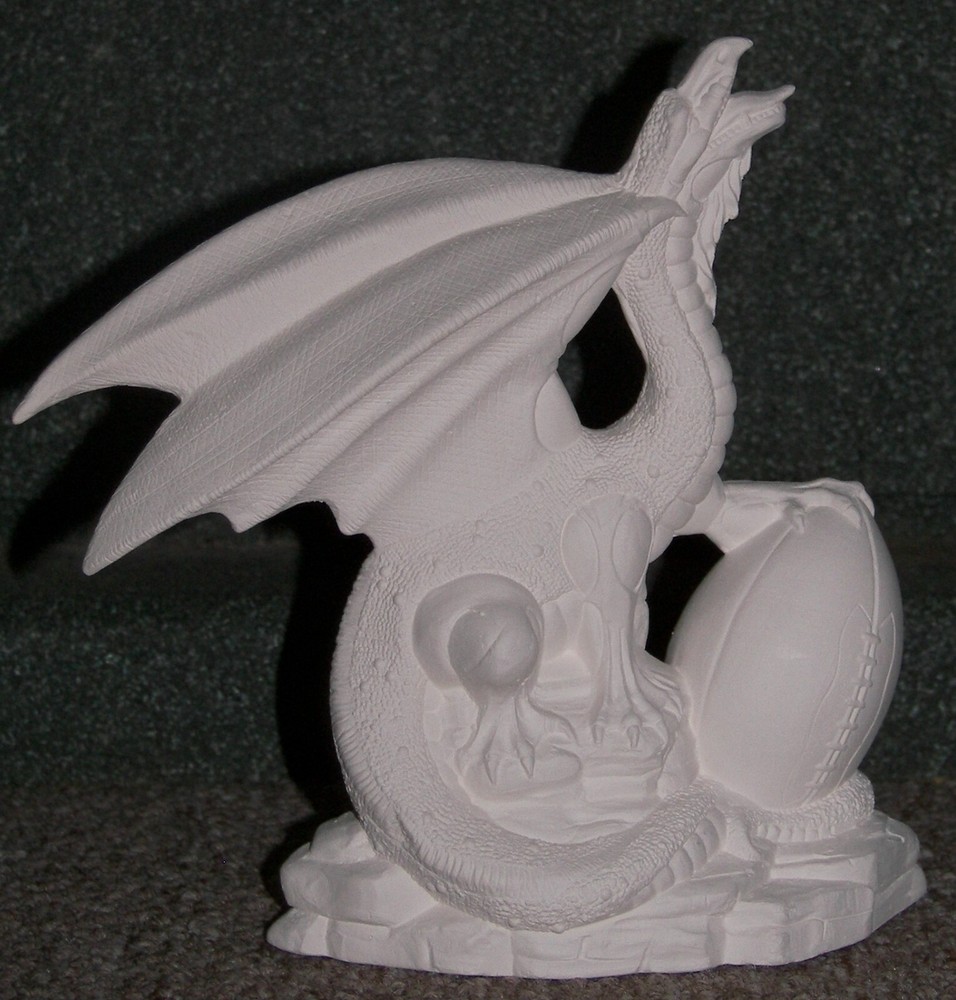 Ready to Paint Ceramic Bisque Glory Dragon