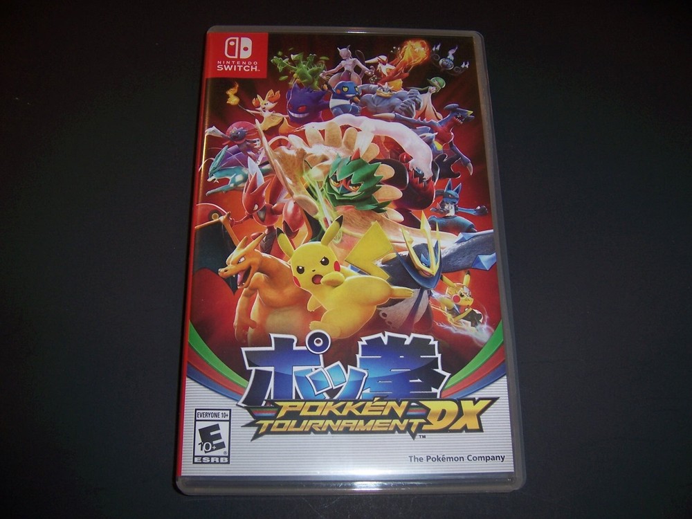 Replacement Case ONLY - Pokken Tournament DX - Switch Box UAE Version