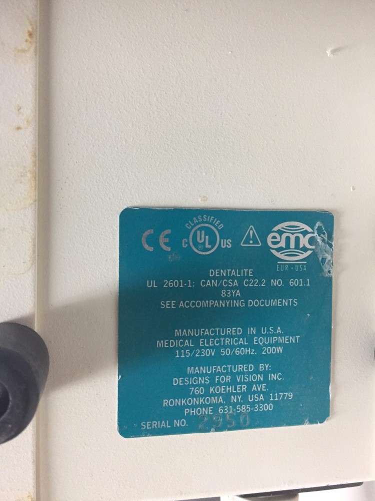 DentaLite Fiber-Optic Dental Light Source