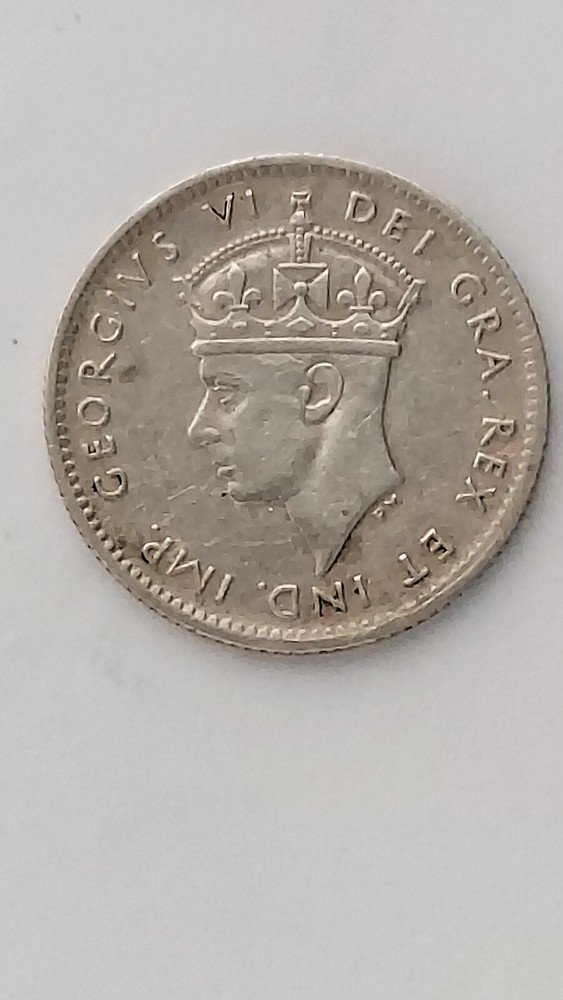 1945-C Canada 5 Cent Silver, Newfoundland, George VI