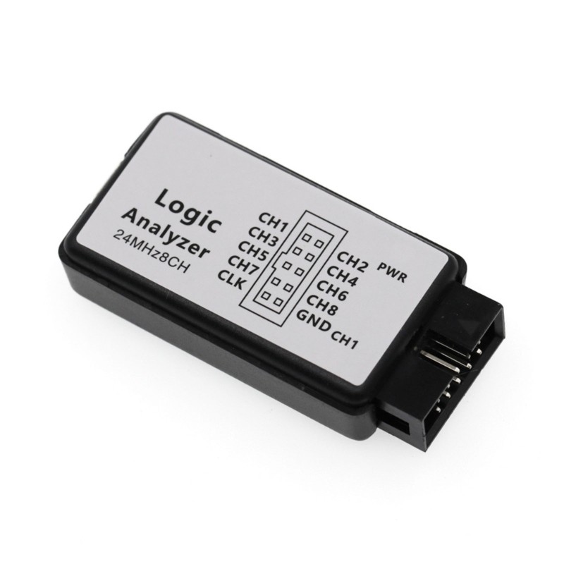 24MHz USB Logics Analyzers 8 Channel for Circuit Debugging Embedded Development