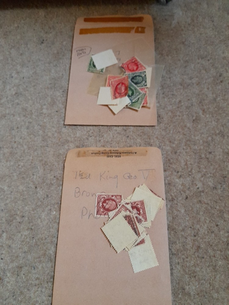 Stamp Album Stockbook With 12 Pages Plus Stamps