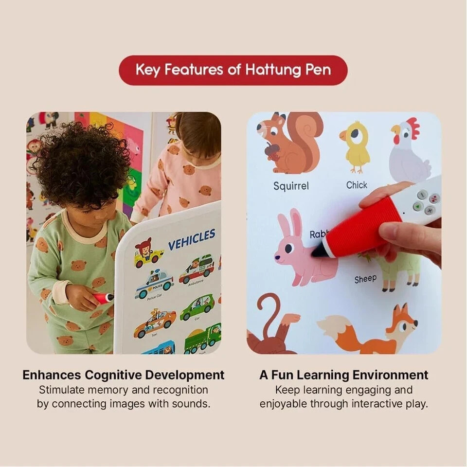 Livevie Interactive Sound Pen: Educational Toy for Early Learning & Language