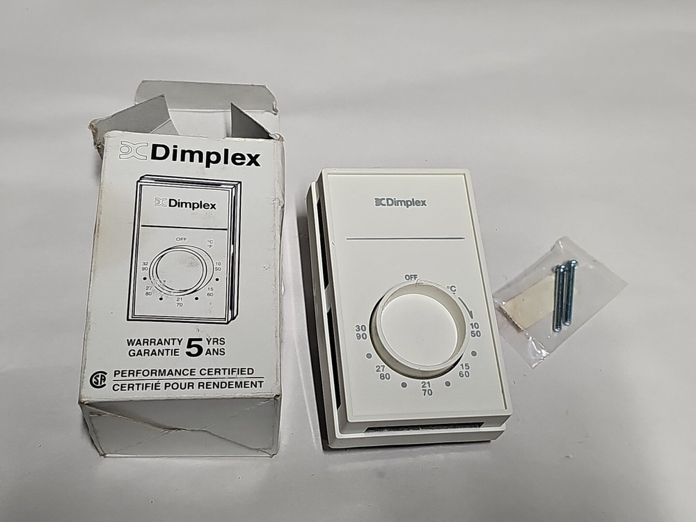 Dimplex TD902 Line Voltage Wall Thermostat Kit Stat Double Pole DPST