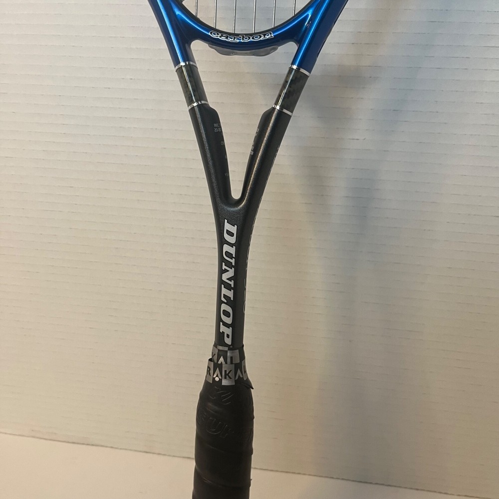 Dunlop Black Max Carbon 520 Squash Racket Blue