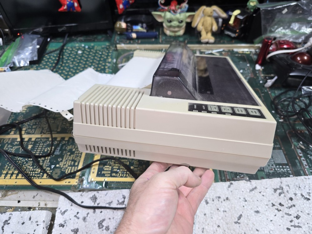 Tandy DMP 130 UNTESTED Dot Matrix EXACT Printer-PARTS-READ ALL