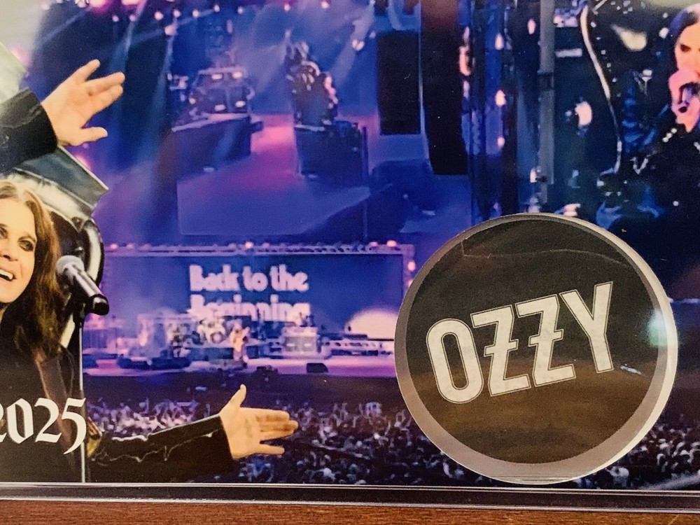 Ozzy Osbourne Rare Last Concert Memorabilia Back to the Beginning