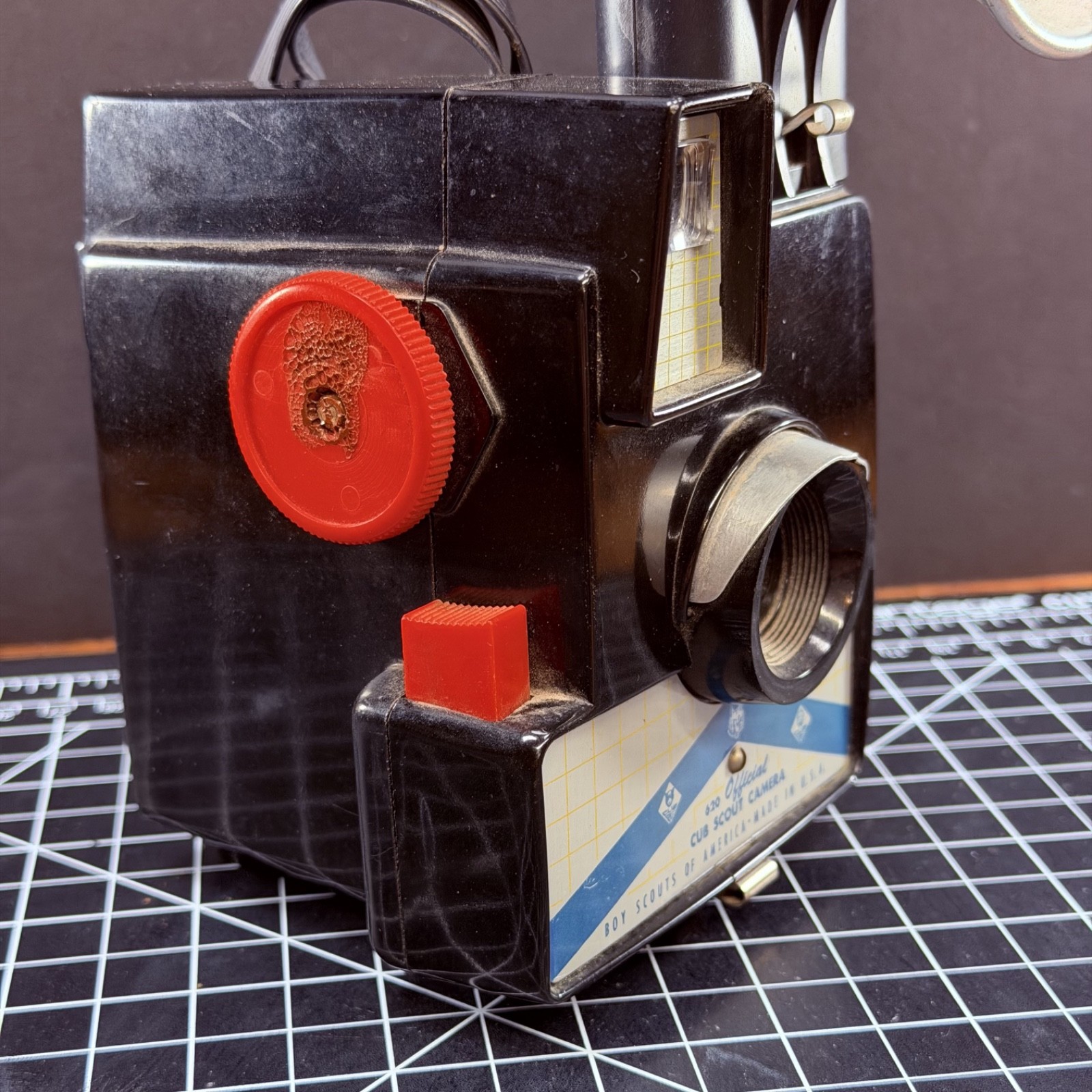 Vintage Boy Scouts of America Official 620 Cub Camera + Herbert George Flash