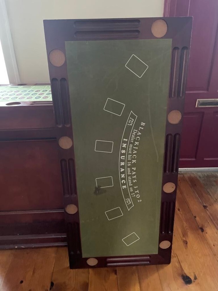 Wooden Poker Table
