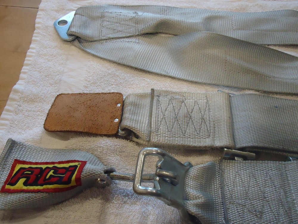 RCI RACING SEAT BELTS SILVER