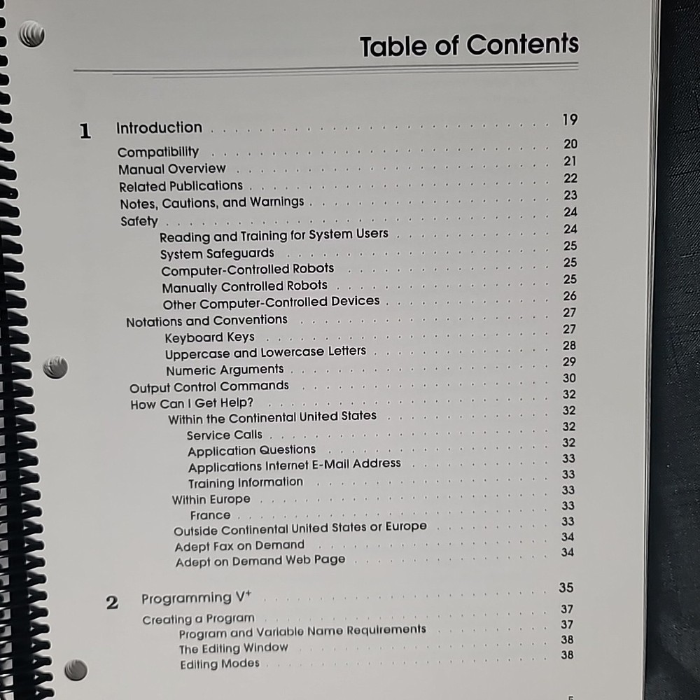 Adept Technology V+ Language Users Guide Version 12.1 Robotic Programming V Plus