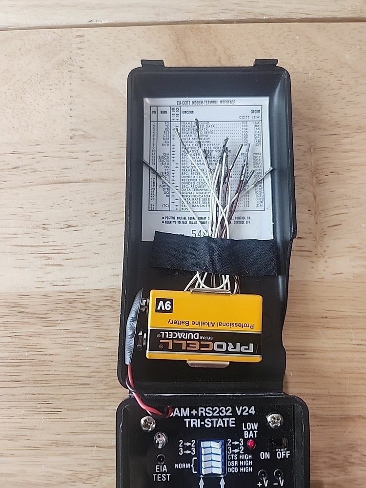 Black Box SAM+ RS232 V24 Tri-State Breakout Box Tool Tester