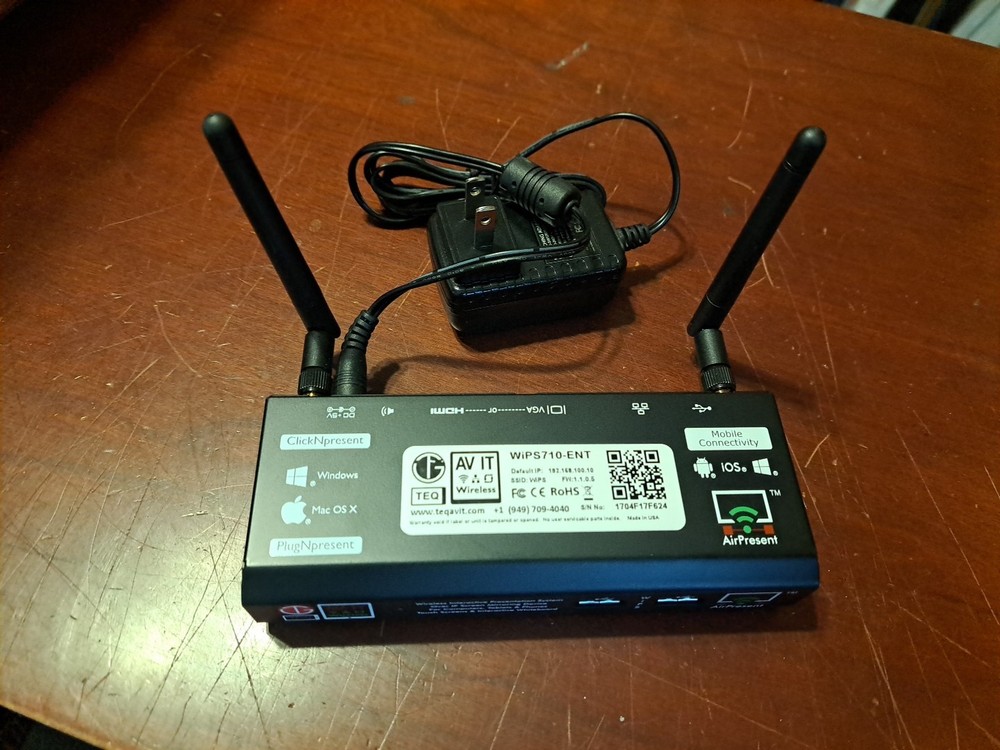 Teq AV IT WiPS710-ENT Wireless Screen Mirroring and Presentation WiPS710