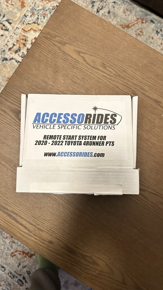 2020-2024 4Runner Accessorides Remote Start With 2 Remotes