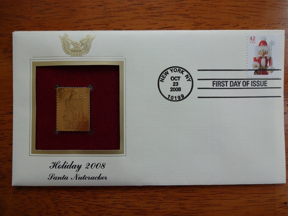 2008 and 2007 Holidays First Day Covers Gold
