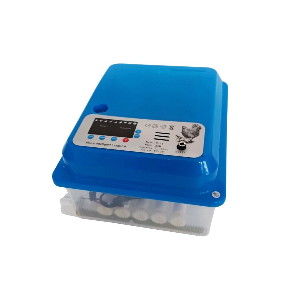 Automatic Egg Bird Incubator 16 Eggs Intelligence Poultry Hatcher Quail Breeder