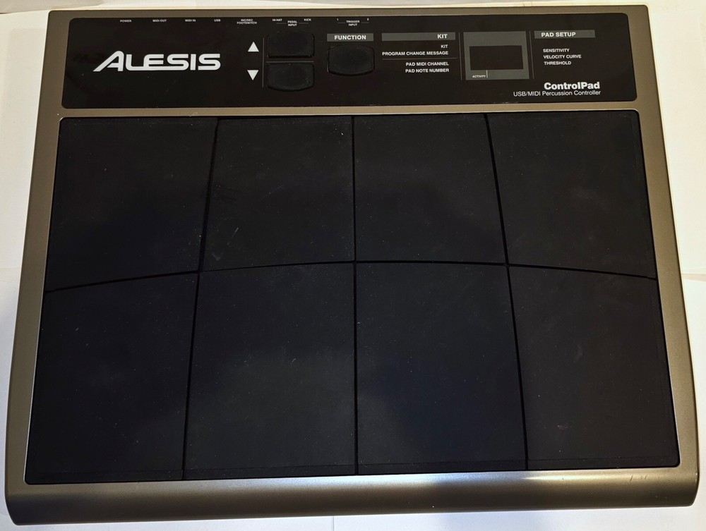 ALESIS ControlPad USB/MIDI Percussion Controller Pad for MIDI & DAW plugins
