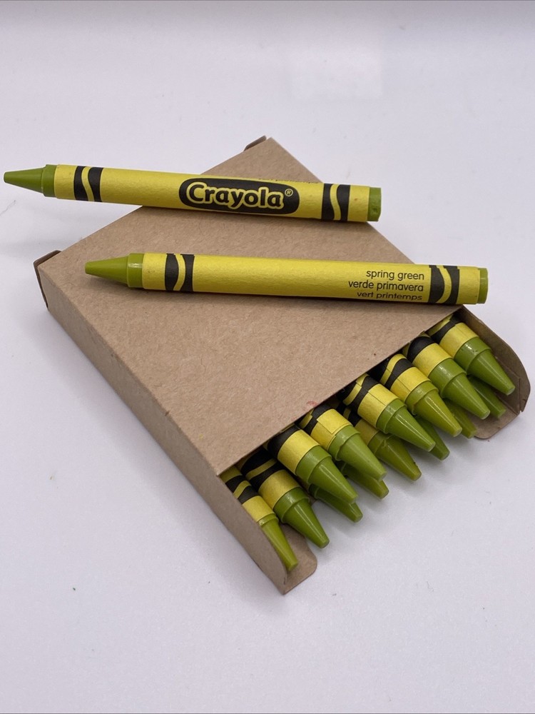 (16) Crayola Crayons (spring green) BULK