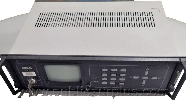 MKS 647ABRON Multi Gas Controller 8 Channel Lab Unit Untested Clean w Key