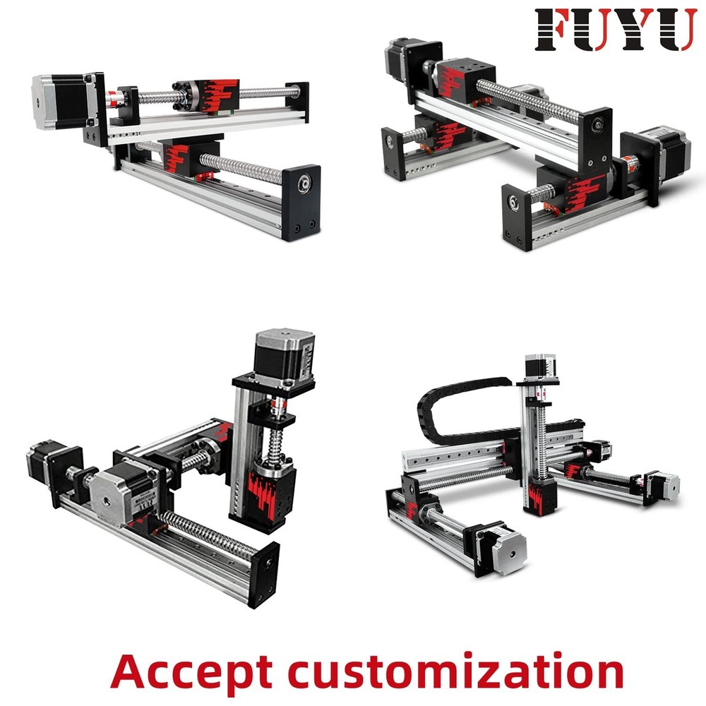 FUYU FSL40 Linear Guide Table Version 2.0 Ball Screw Motion CNC Linear Guide ...